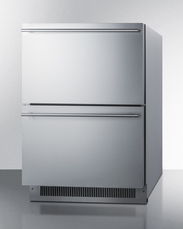 24" Wide 2-Drawer All-Freezer, ADA Compliant ADFD2D24