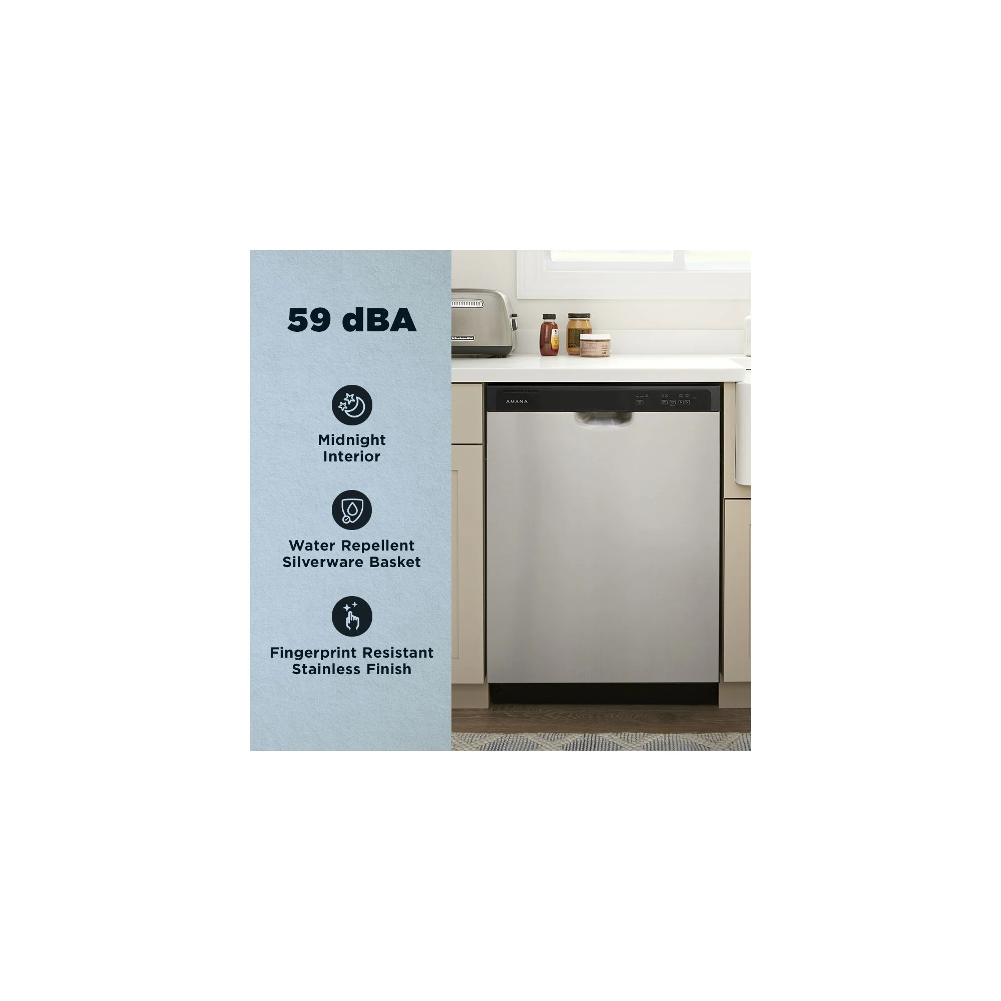 Amana® Dishwasher with Midnight Interior ADFS2524RZ