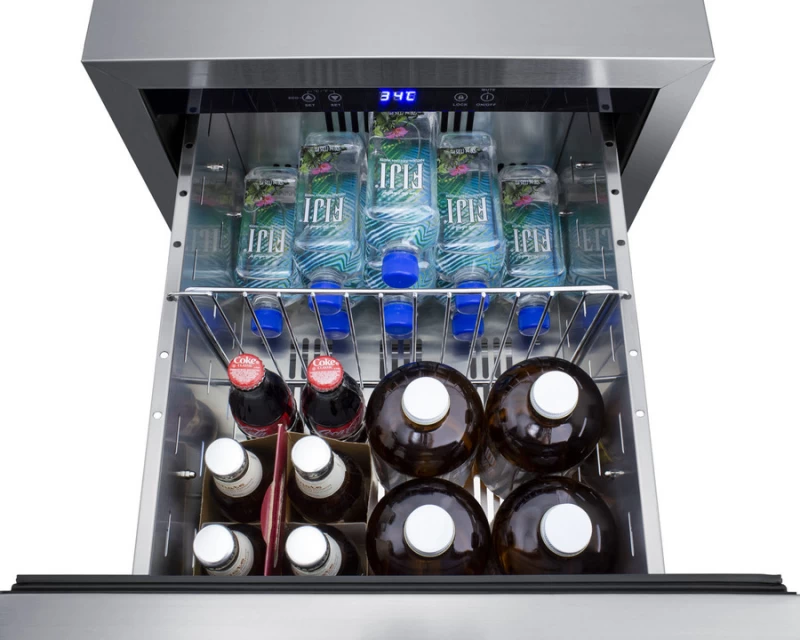 18" Wide 2-Drawer All-Refrigerator, ADA Compliant ADRD18