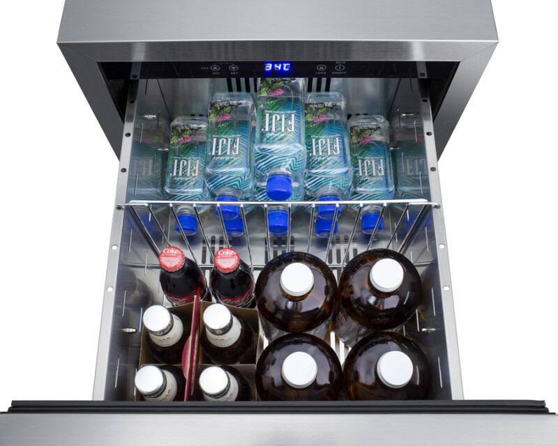 18" Wide 2-Drawer All-Refrigerator ADRD18H34