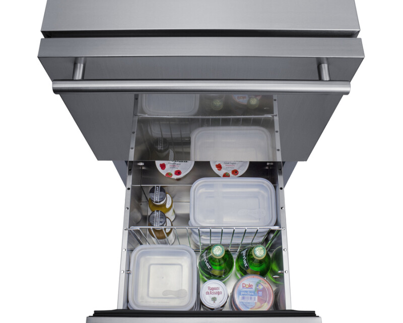 18" Wide 2-Drawer All-Refrigerator ADRD18H34