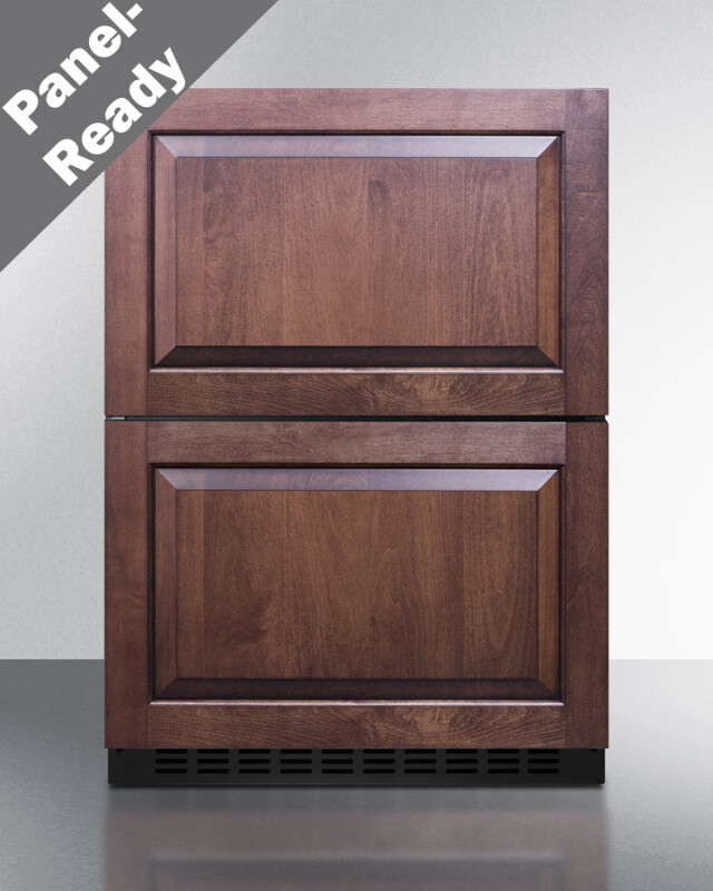 24" Wide Outdoor 2-Drawer Refrigerator-Freezer, ADA Compliant ADRF244OS