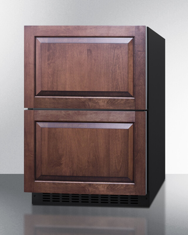 24" Wide Outdoor 2-Drawer Refrigerator-Freezer, ADA Compliant ADRF244OS