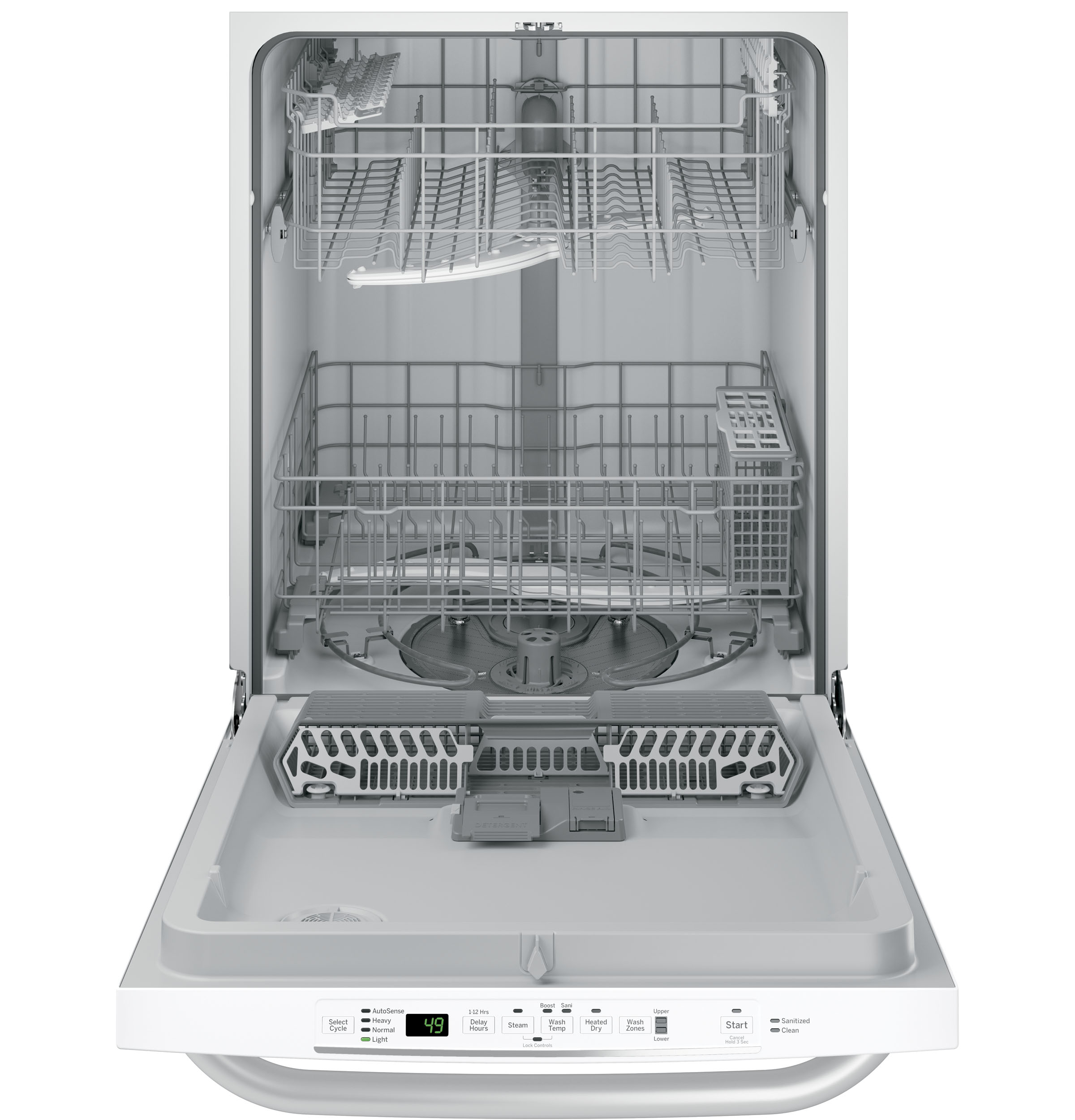 GE Artistry Series Dishwasher with Top Controls ADT521PGJWS
