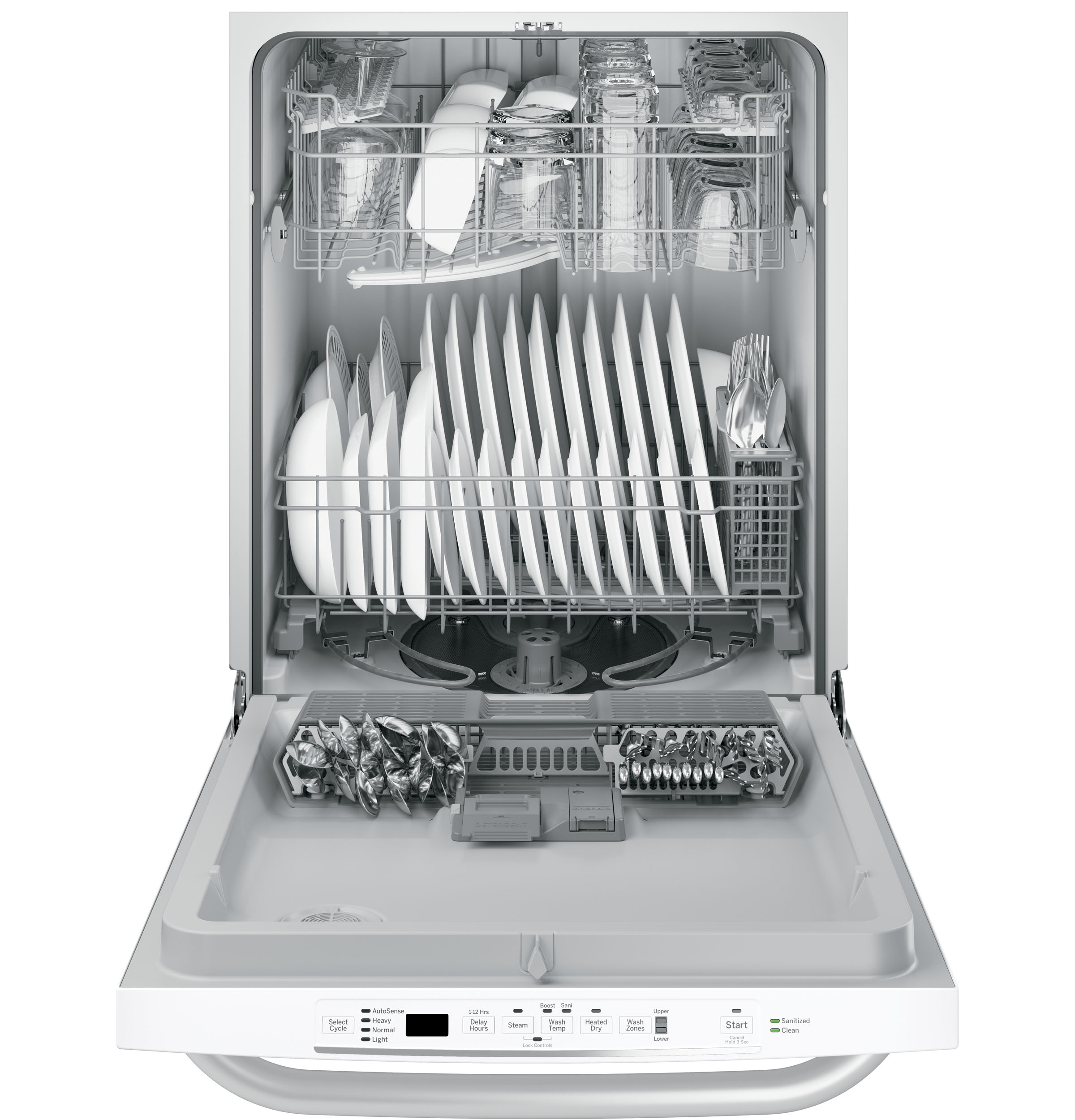 GE Artistry Series Dishwasher with Top Controls ADT521PGJWS