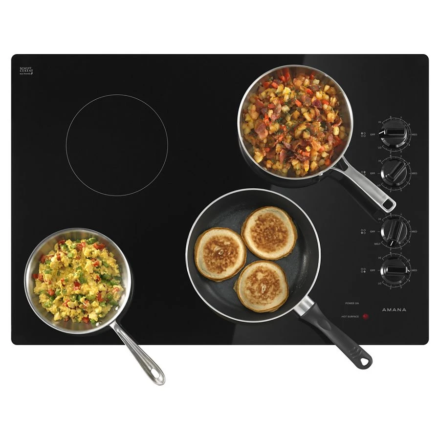 30-inch Electric Cooktop with Multiple Settings AEC6540KFB
