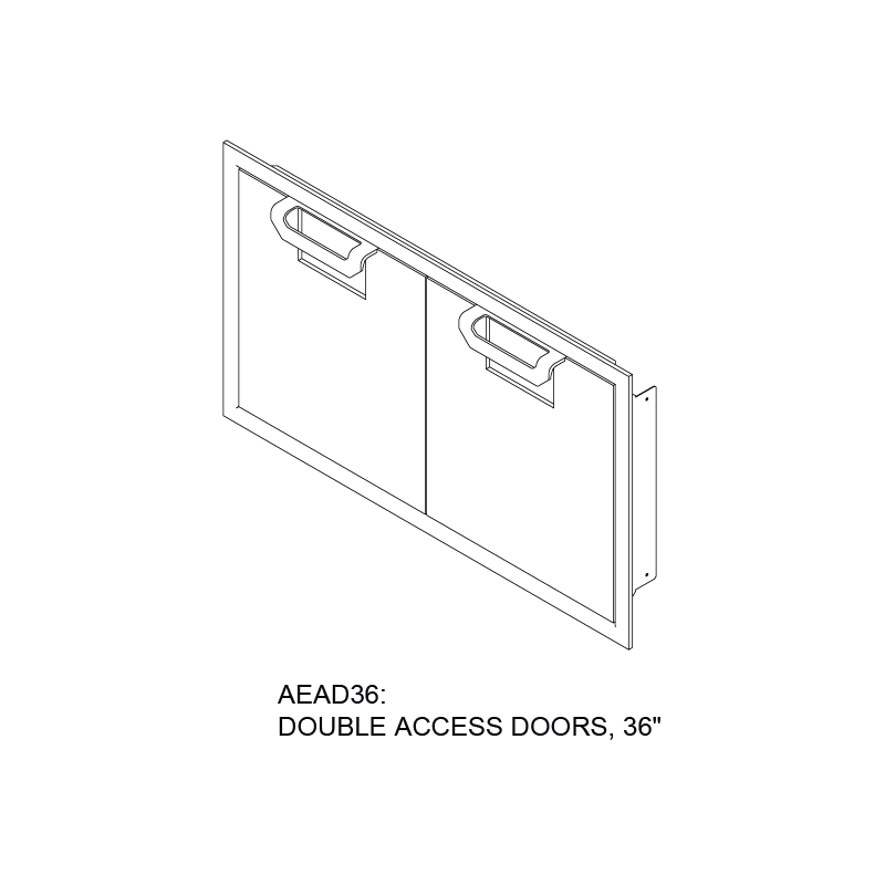 36" Aspire Combo Door/Drawer - AESDR Series AESDR36SS