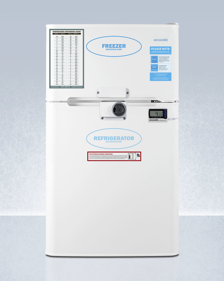 19" Wide General Purpose Refrigerator-Freezer AGP34RFLCAL
