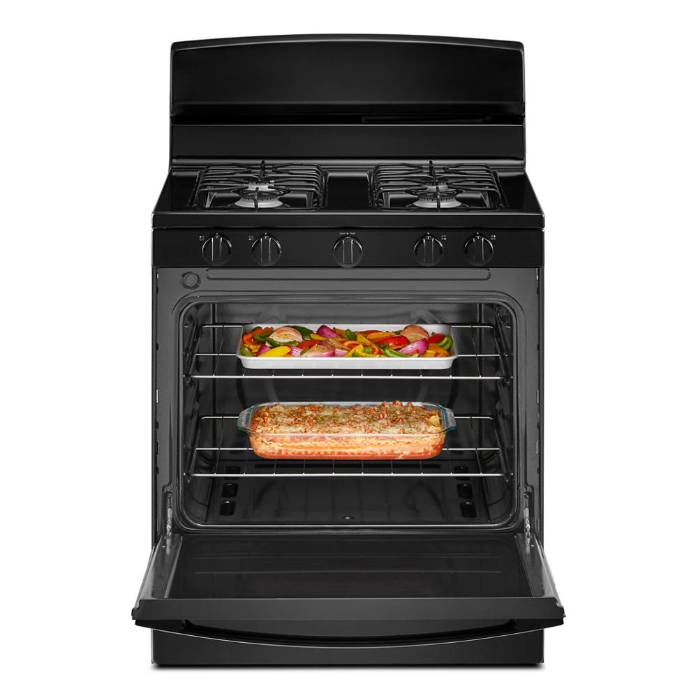 30-inch Gas Range with Easy-Clean Glass Door AGR4203MNB
