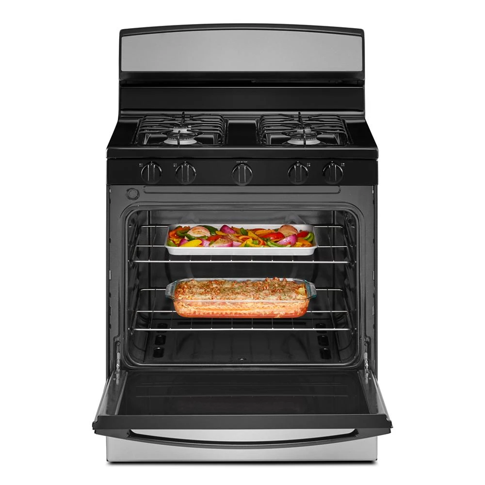 30-inch Gas Range with Easy-Clean Glass Door AGR4203MNS