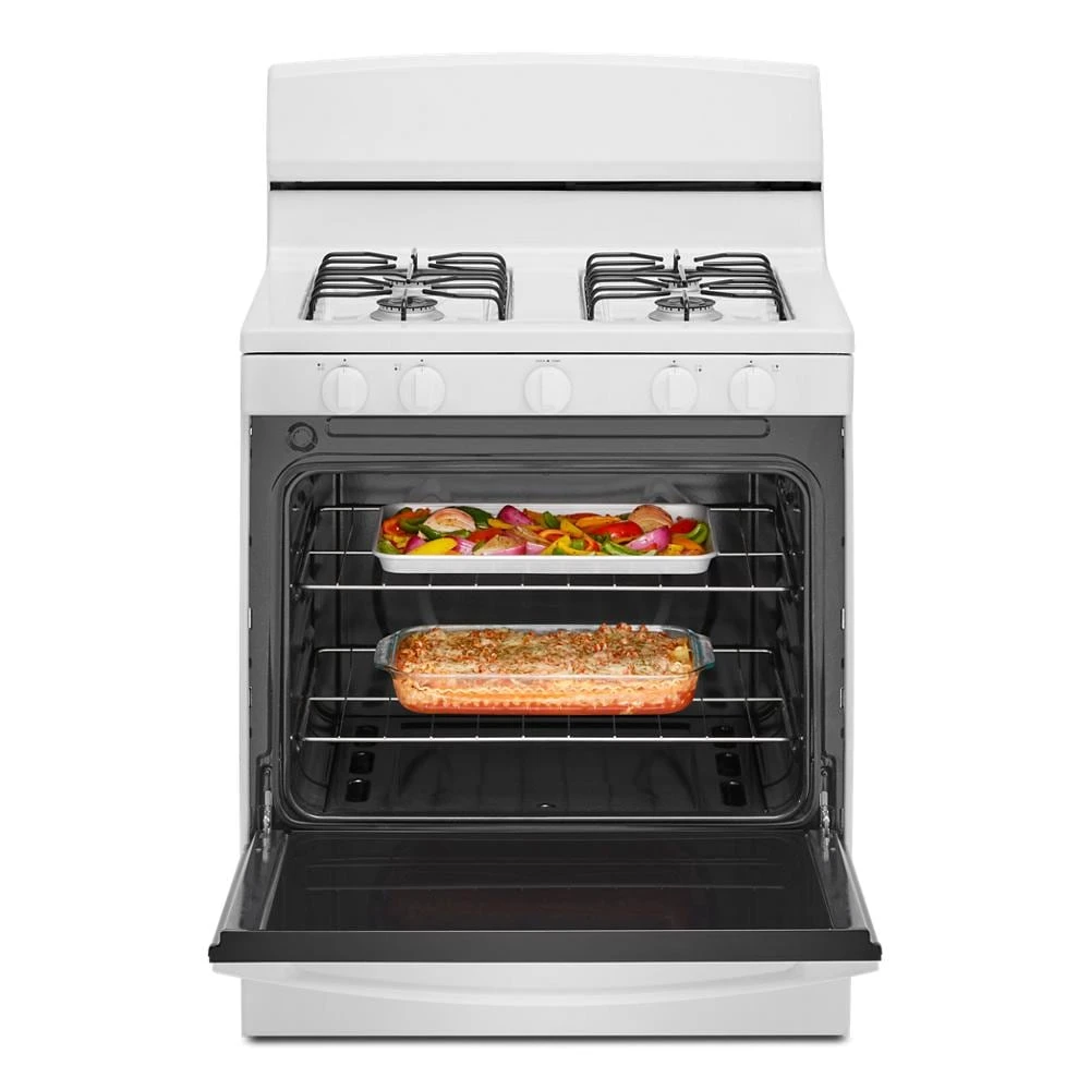 30-inch Gas Range with Easy-Clean Glass Door AGR4203MNW