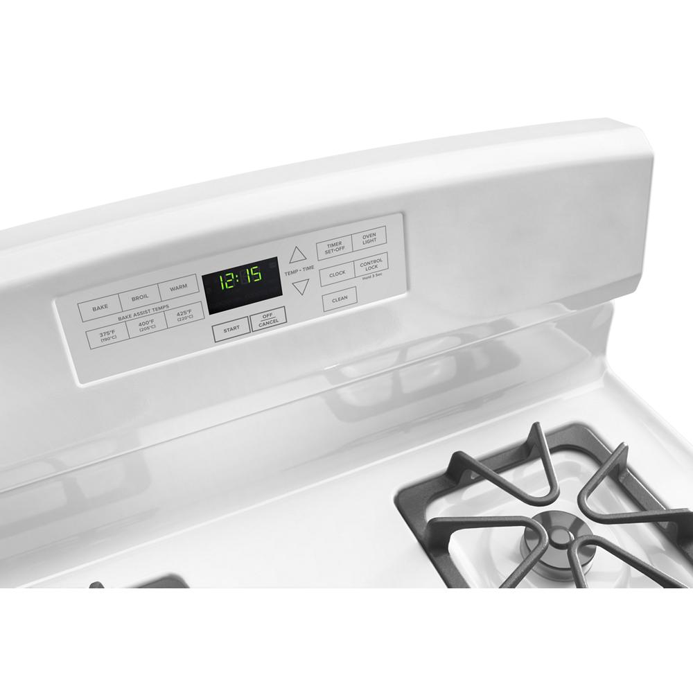Amana 30" Gas Range with Self-Clean Option White AGR6603SFW Picture 1