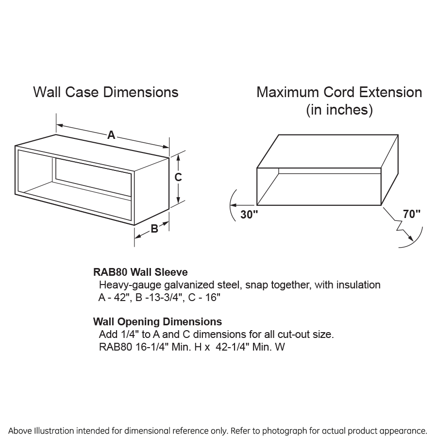 Hotpoint® PTAC Heat Pump Unit with Electric Heat Backup 12,000 BTU, 230/208V, 30amp AH12H12D5B