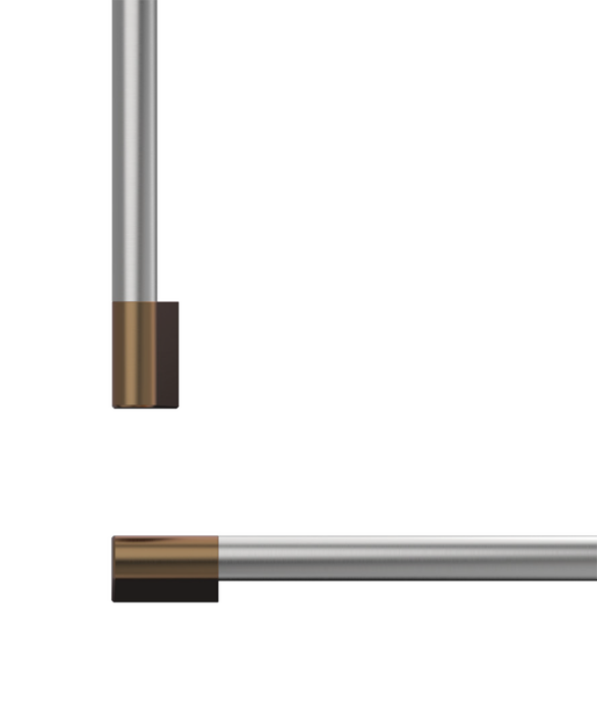 Professional Round Flush Handle Kit for Integrated Refrigerator Freezer, 24" AHP3RD2484WDC