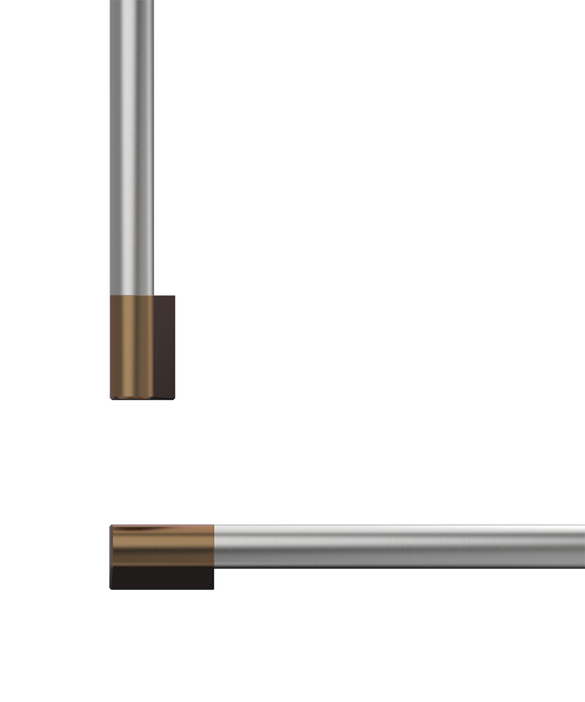 Professional Round Flush Handle Kit for Integrated Column Refrigerator or Freezer AHP3RDSFDC