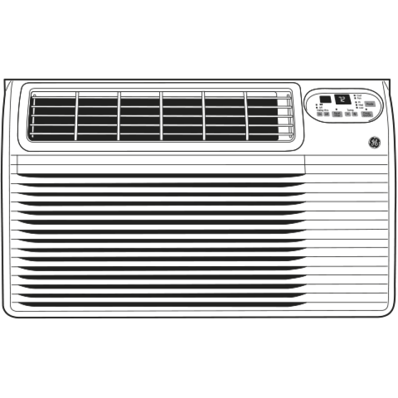 Series 230/208 Volt Built-In Cool-Only Room Air Conditioner AJCQ12DCF