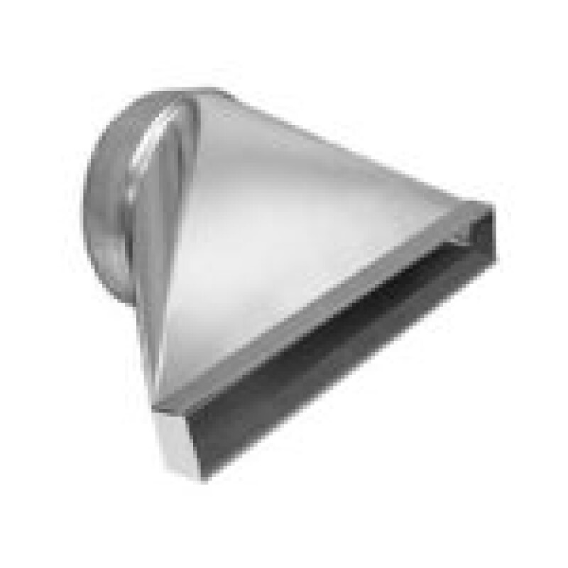 Rectangular to 10" Round Transition AK000071