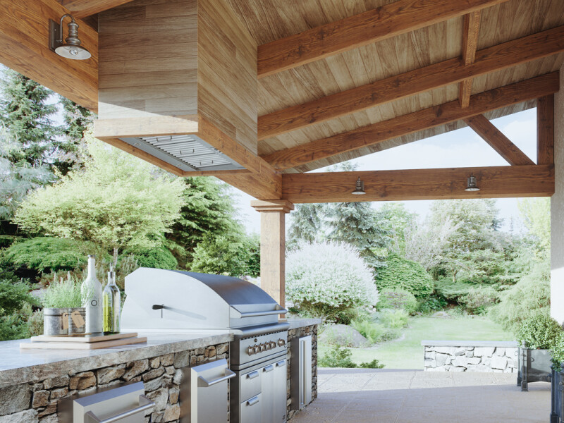 36" Spruce Insert Outdoor AK9834AS