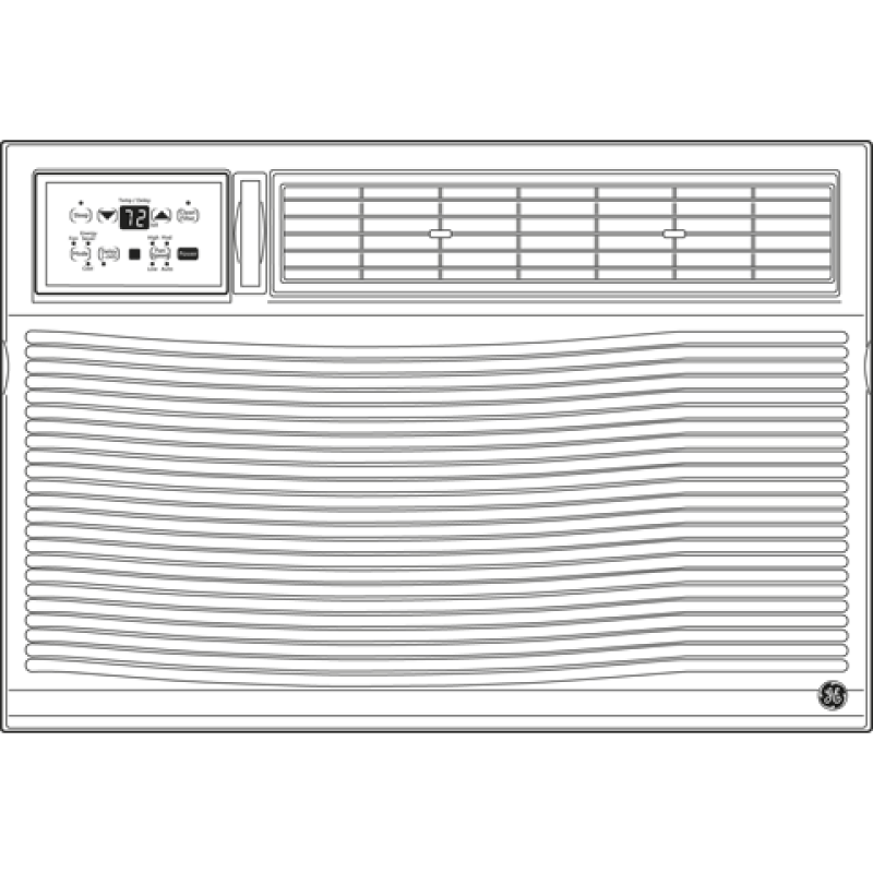 230 Volt Electronic Room Air Conditioner AKQ24DN