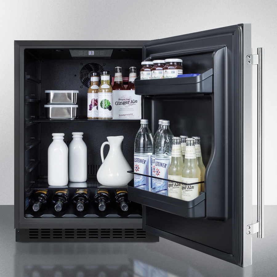 24" Wide Built-In All-Refrigerator, ADA Compliant AL54CSS