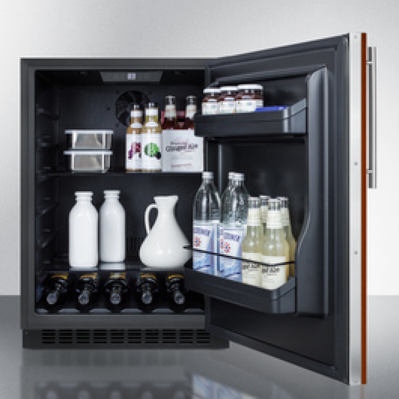 24" Wide Built-In All-Refrigerator, ADA Compliant (Panel Not Included) AL54IF