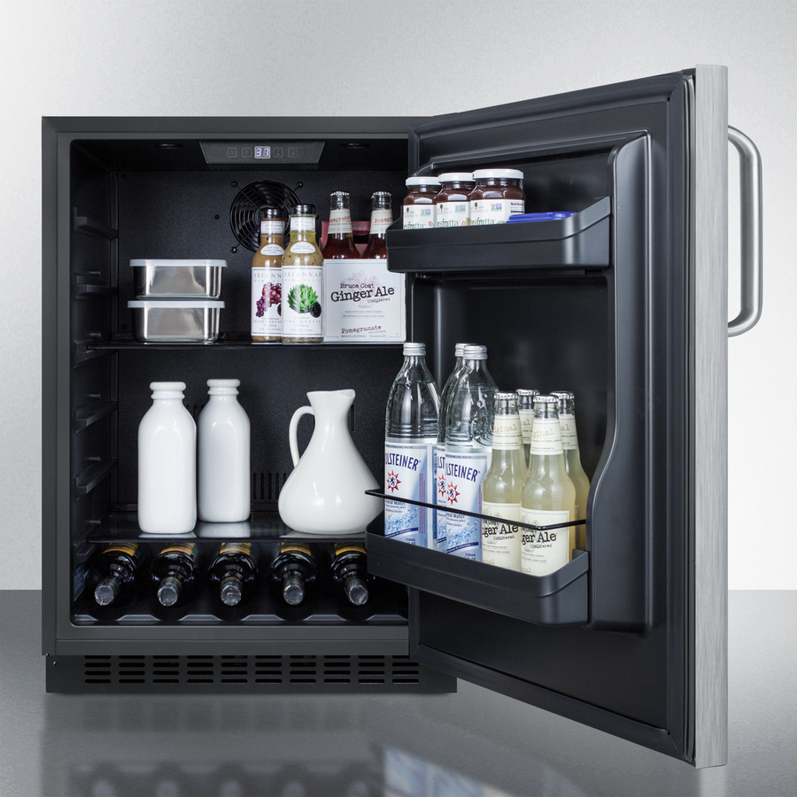 24" Wide Built-In All-Refrigerator, ADA Compliant AL54SSTB