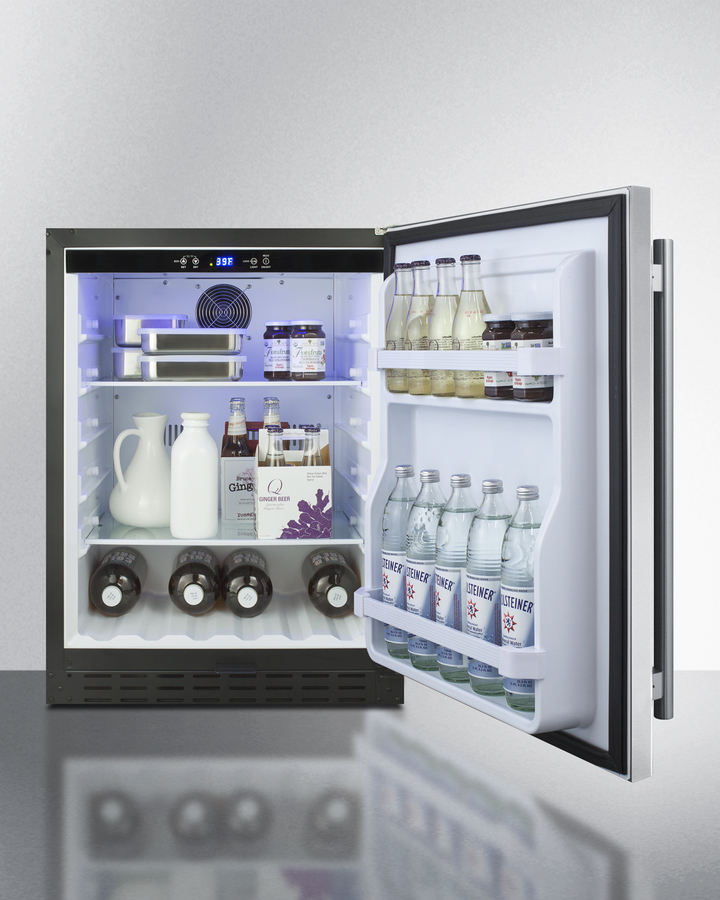 24" Wide Built-In All-Refrigerator, ADA Compliant AL55