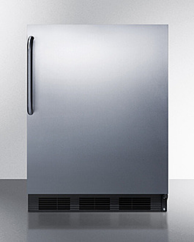 24" Wide Built-In Refrigerator-Freezer, ADA Compliant AL652BKBISSTB