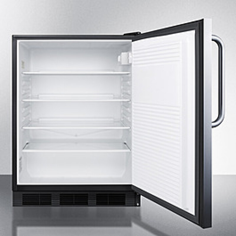 24" Wide Built-In All-Refrigerator, ADA Compliant AL752BKBISSTB