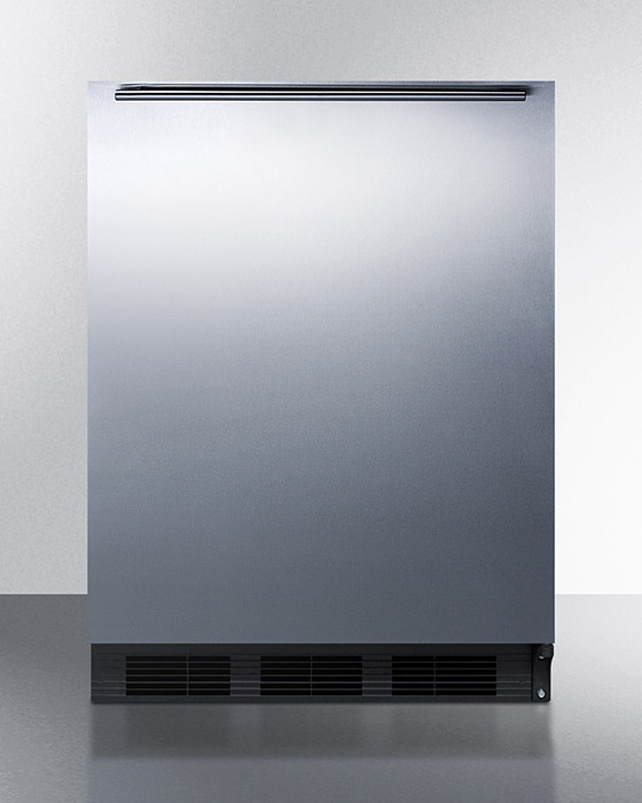 24" Wide All-Refrigerator, ADA Compliant AL752BKSSHH