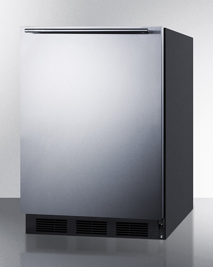 24" Wide All-Refrigerator, ADA Compliant AL752BKSSHH