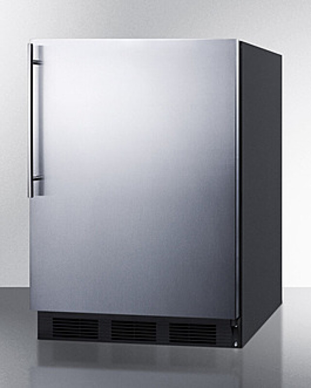 24" Wide All-Refrigerator, ADA Compliant AL752BKSSHV