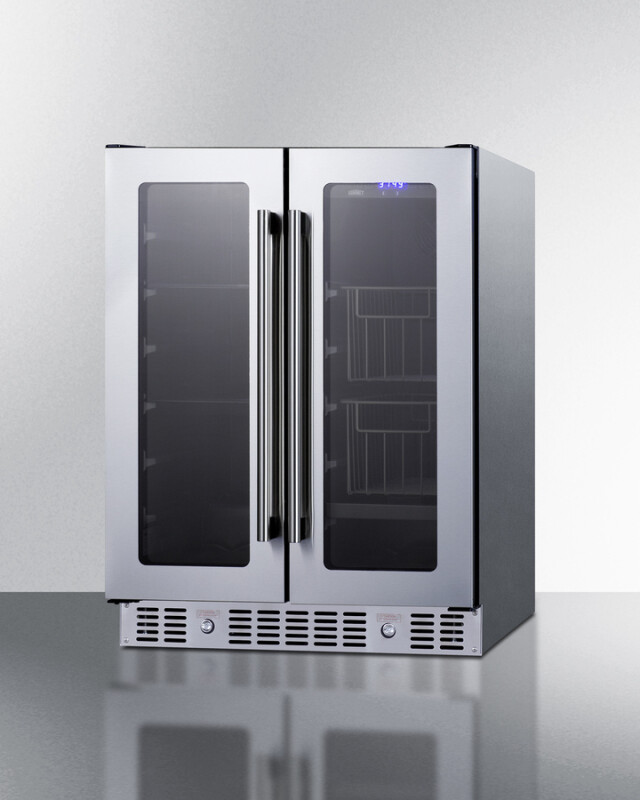 24" Built-In Dual-Zone Produce Refrigerator, ADA Compliant ALFD24WBVCSSPANTRY