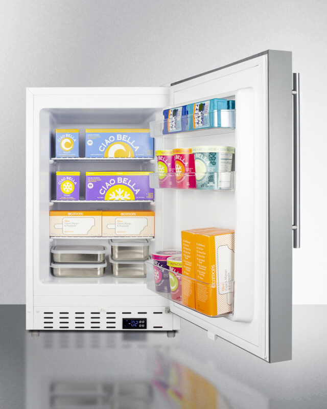 21" Wide Built-In All-Freezer, ADA Compliant ALFZ36SSHV