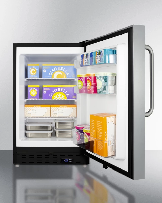 21" Wide Built-In All-Freezer, ADA Compliant ALFZ37BCSS