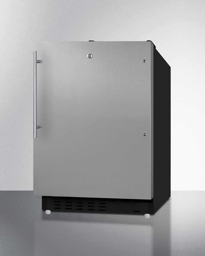 21" Wide Built-in Refrigerator-Freezer, ADA Compliant ALRF49BSSHV