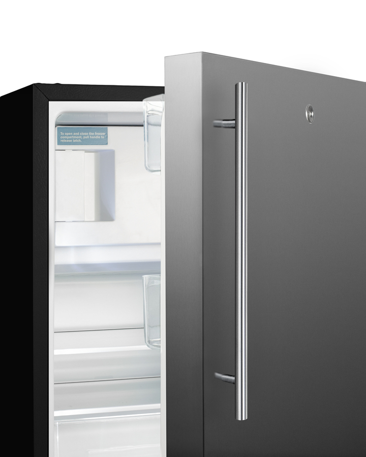 21" Wide Built-in Refrigerator-Freezer, ADA Compliant ALRF49BSSHV