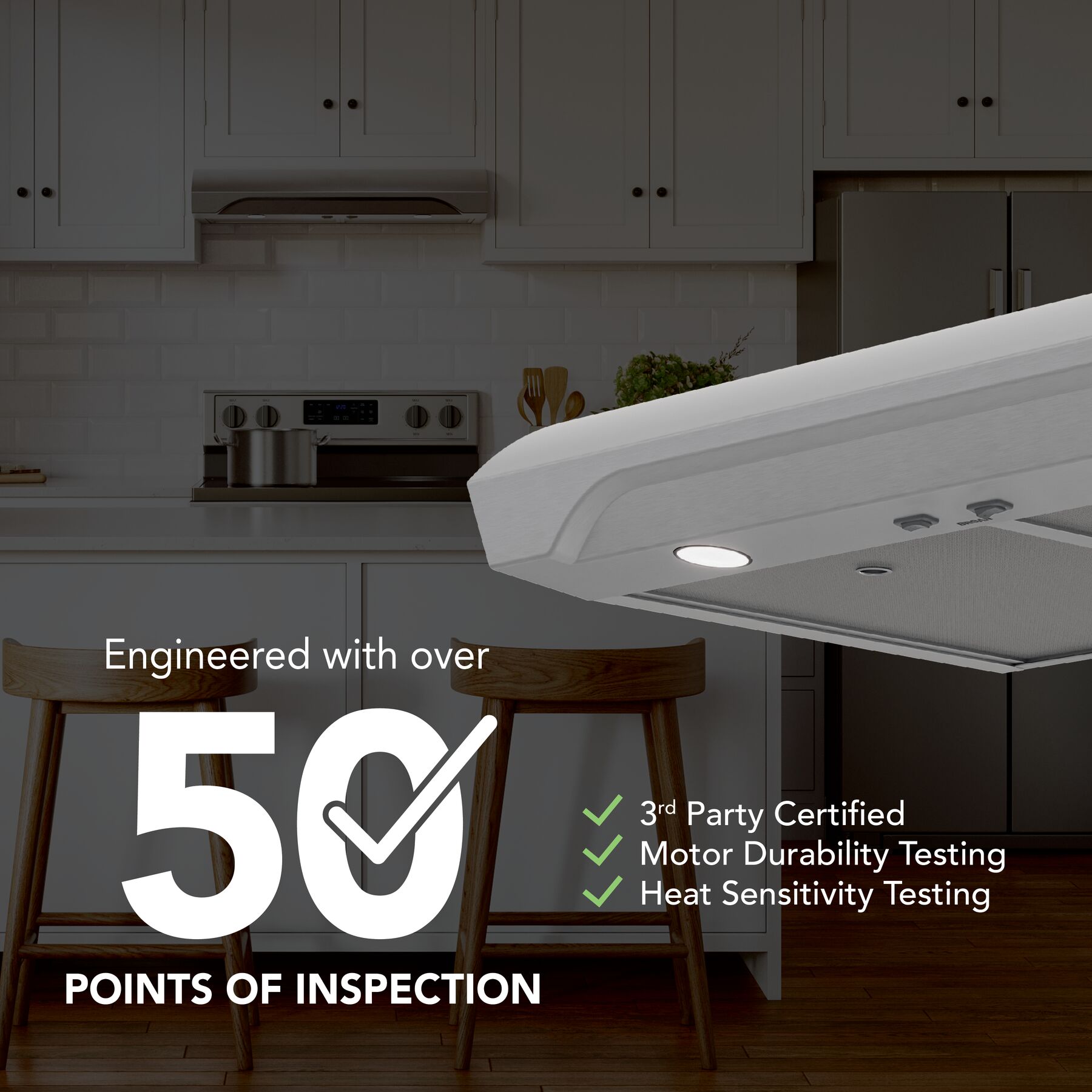 30" Alta Under Cabinet Range Hood, 350 CFM, 1.5 Sones - Stainless ALT1303SS