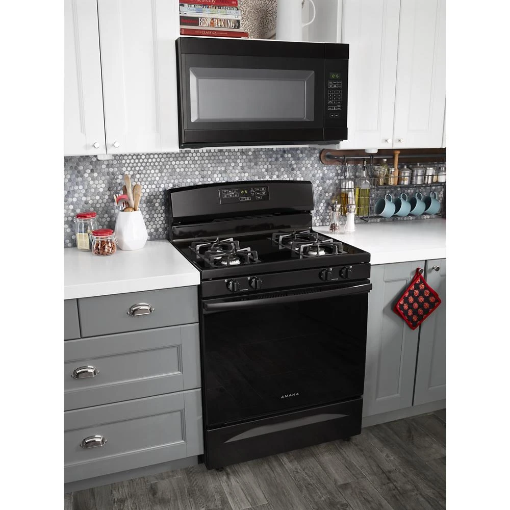 1.6 Cu. Ft. AOver-the-Range Microwave with Add 0:30 Seconds AMV2307PFB