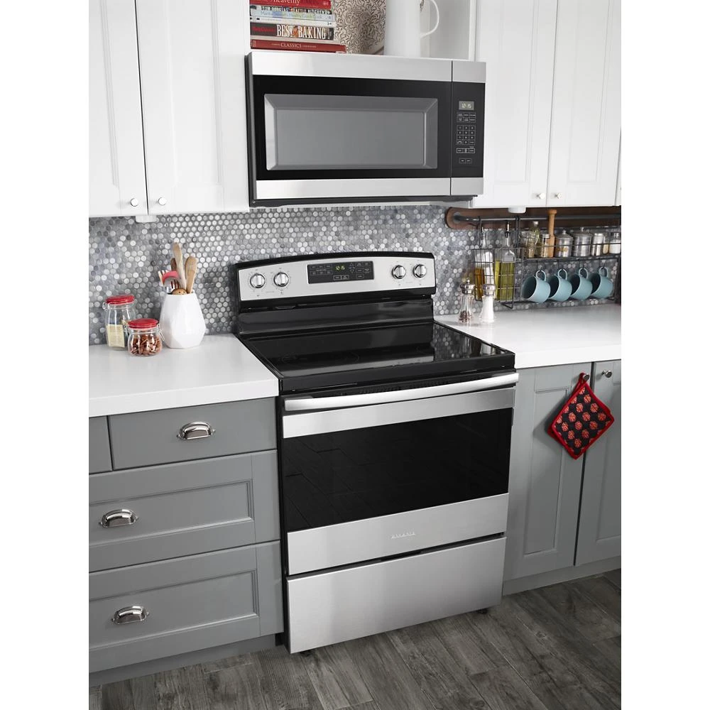 1.6 Cu. Ft. Over-the-Range Microwave with Add 0:30 Seconds AMV2307PFS