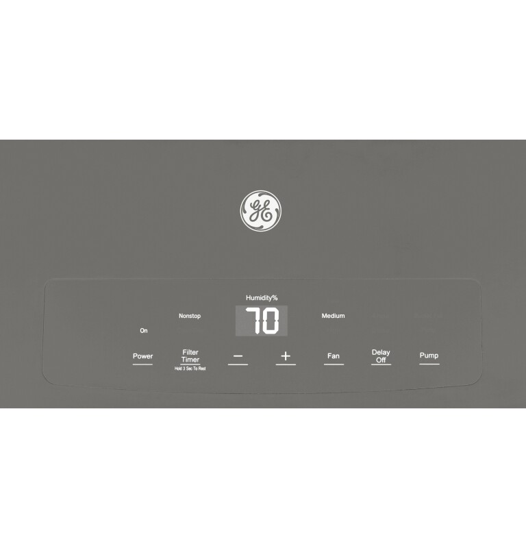 GE Dehumidifier with Built-in Pump Grey APEL70LW Picture 1