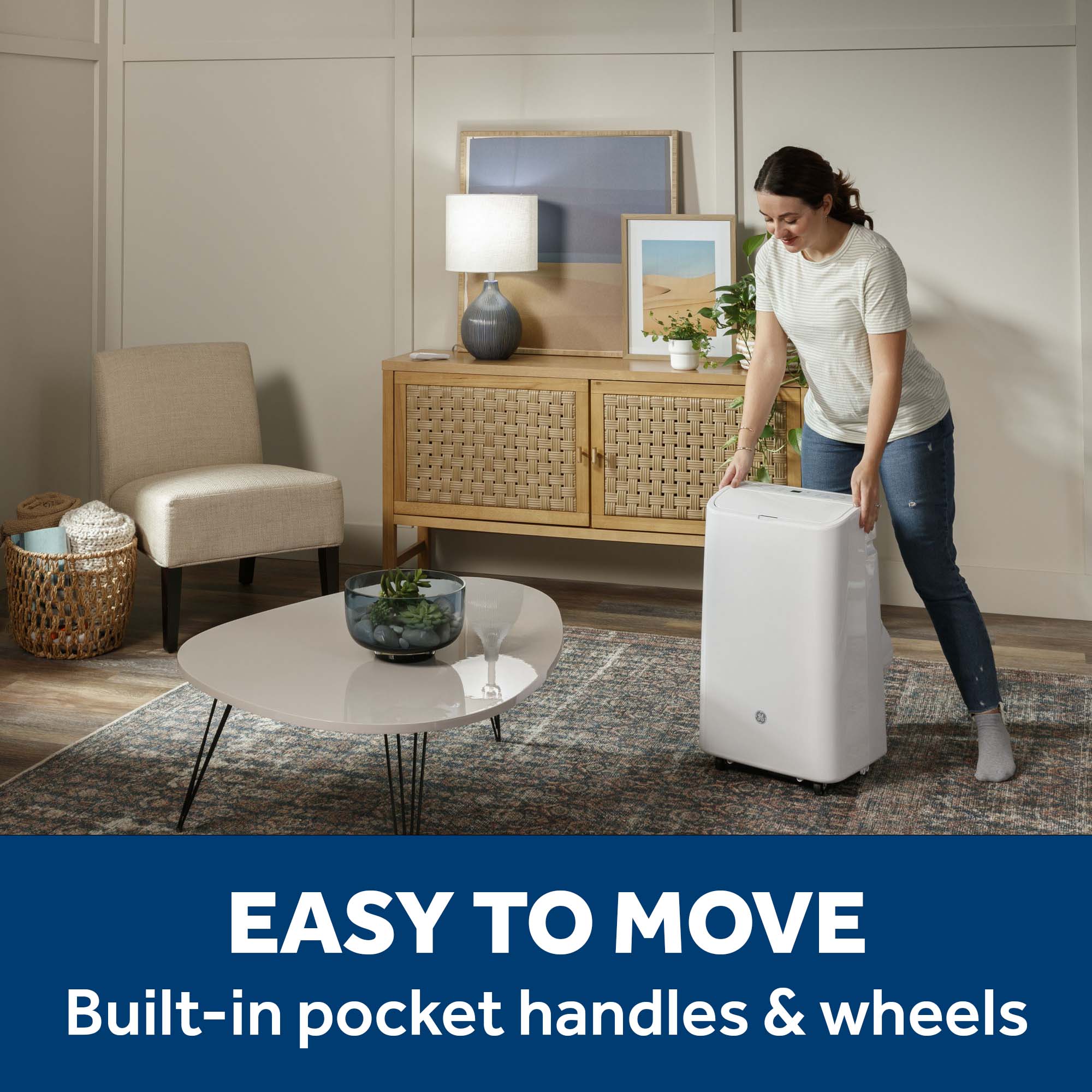 8,000 BTU Class Smart Portable Air Conditioner for Medium Rooms up to 350 sq ft. (8,100 BTU DOE) APLS08WWF