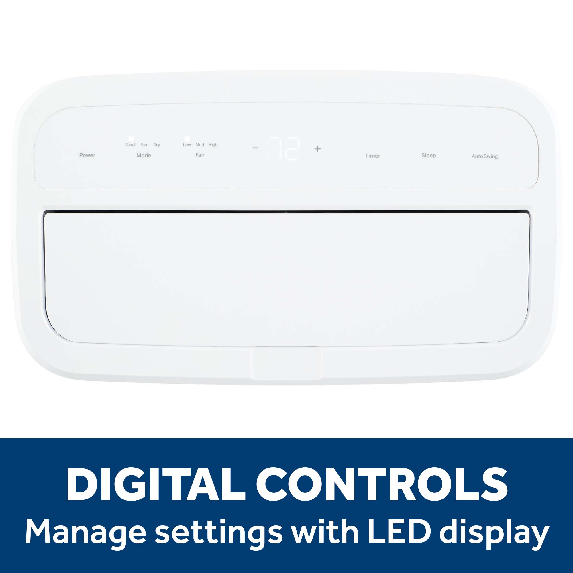 8,000 BTU Class Smart Portable Air Conditioner for Medium Rooms up to 350 sq ft. (8,100 BTU DOE) APLS08WWF