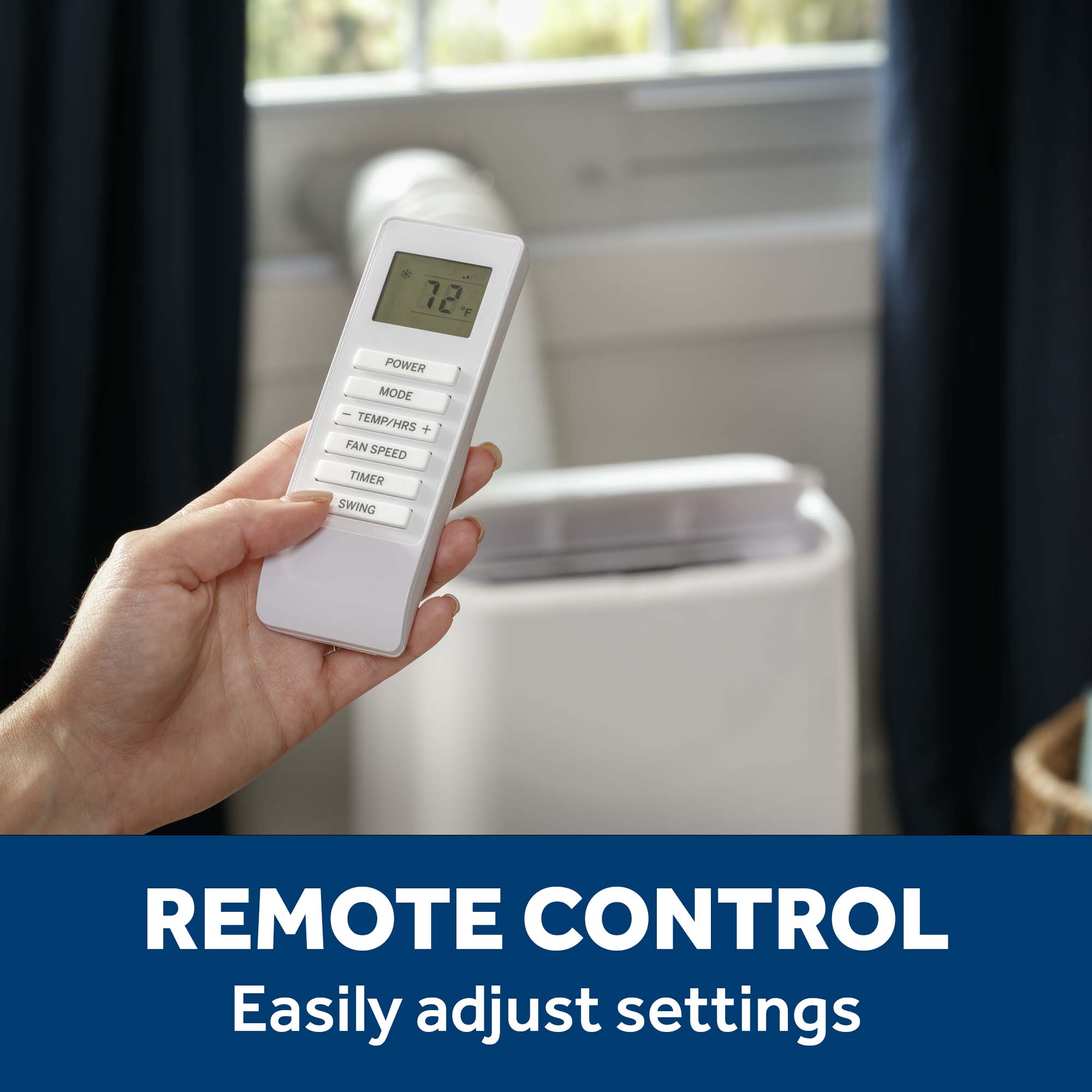 10,000 BTU Class Smart Portable Air Conditioner for Medium Rooms up to 450 sq ft. (10,400 BTU DOE) APLS10WWF