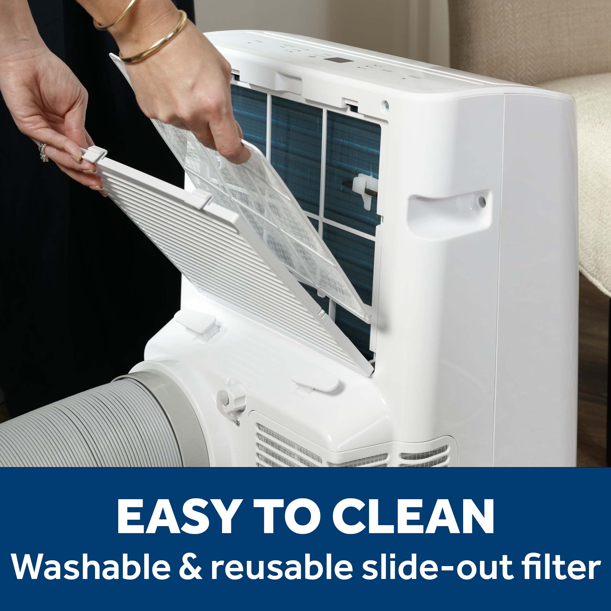 10,000 BTU Class Smart Portable Air Conditioner for Medium Rooms up to 450 sq ft. (10,400 BTU DOE) APLS10WWF