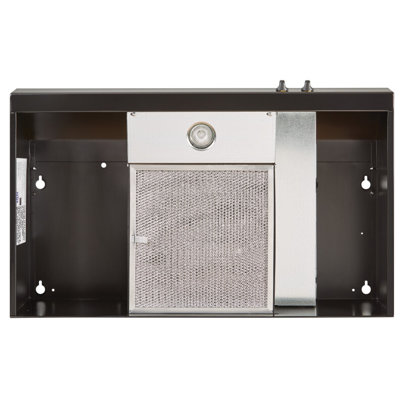 NuTone 30-Inch 4-Way Convertible Under-Cabinet Range Hood, 270 Max Blower CFM AR130BL