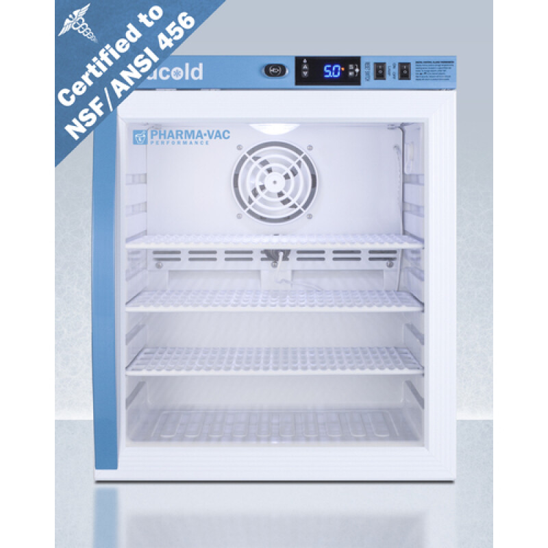 1 Cu.Ft. Compact Vaccine Refrigerator, Certified to NSF/ANSI 456 Vaccine Storage Standard ARG1PV456