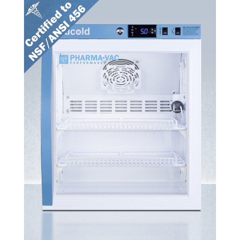 2 Cu.Ft. Compact Vaccine Refrigerator, Certified to NSF/ANSI 456 Vaccine Storage Standard ARG2PV456