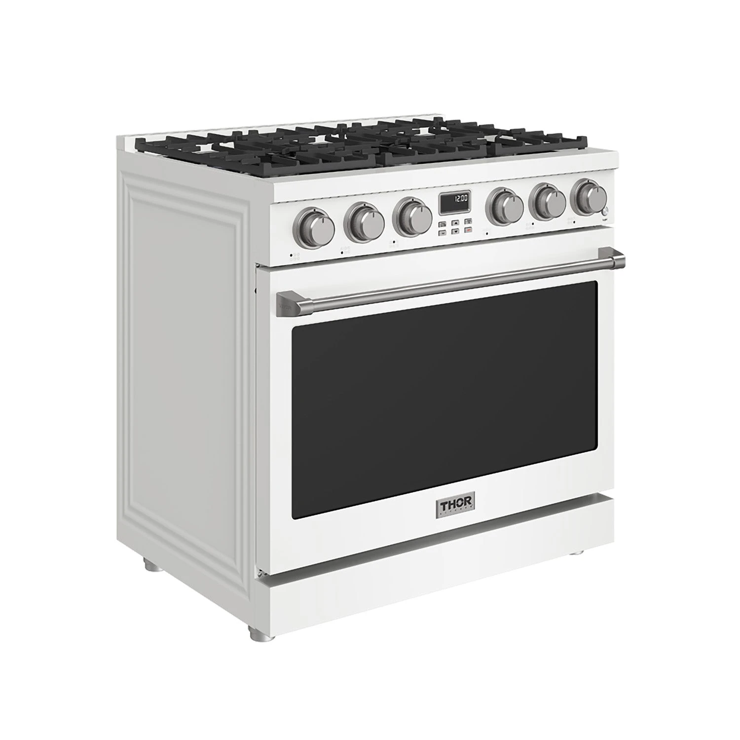 36 Inch Liquid Propane Range In White Contemporary Professional ARG36WLP