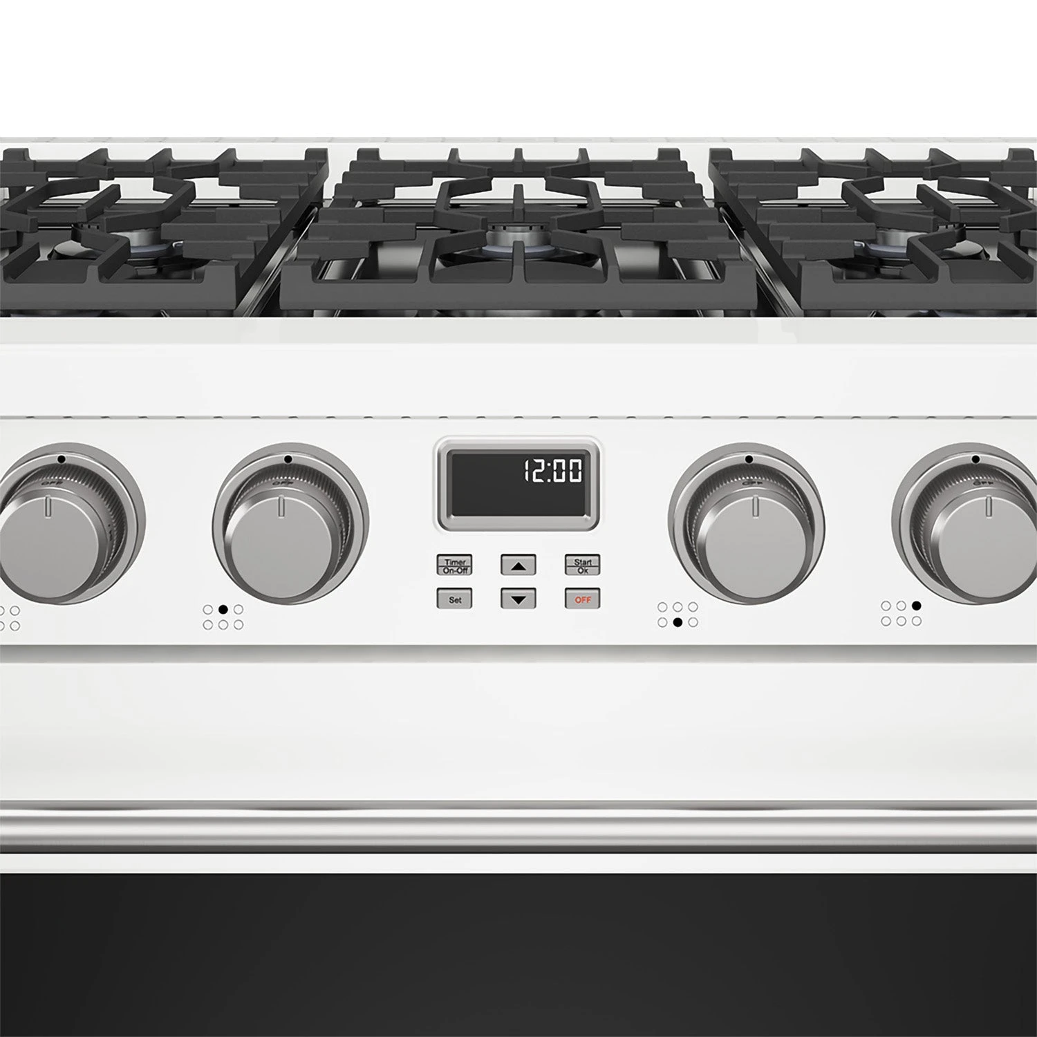 36 Inch Liquid Propane Range In White Contemporary Professional ARG36WLP